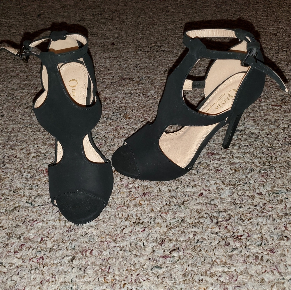 Black heels
